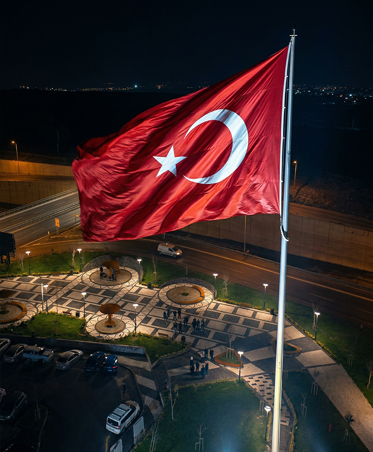 Mamak Municipality Galvanized Flagpole