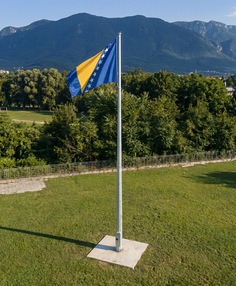 Bosnia and Herzegovina Motorized Flagpole