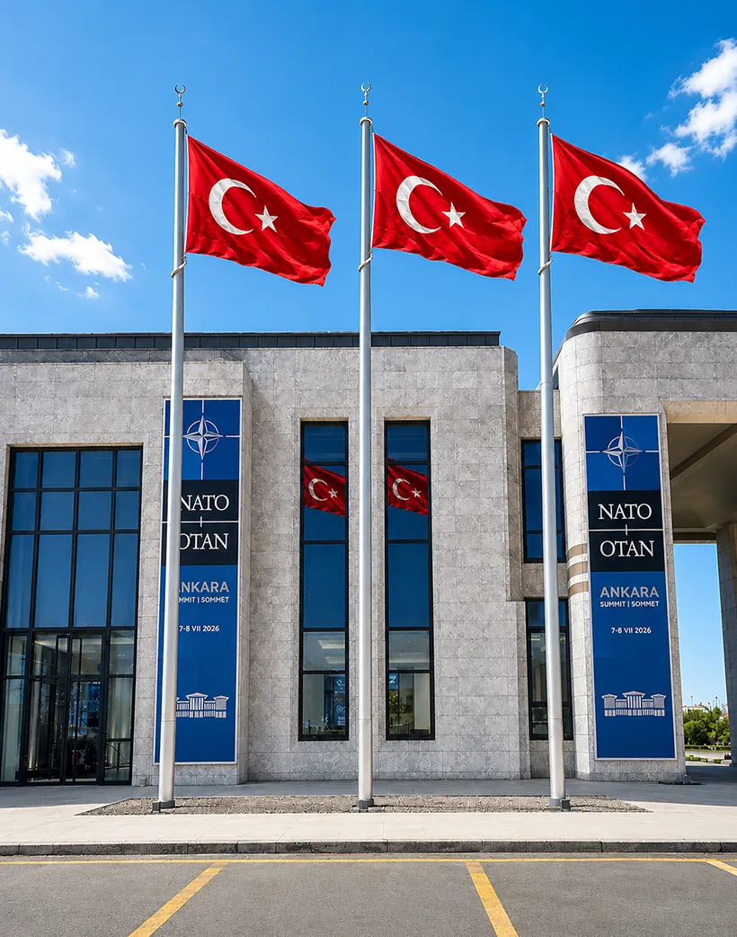 Ayyıldız Project stainless steel flagpoles - NATO Summit